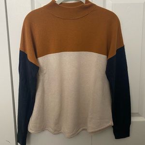 Madewell color block sweater